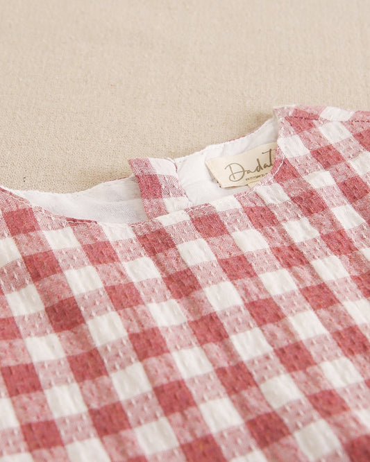 Vestido de niña cuadros Colección Auryn - Dadati