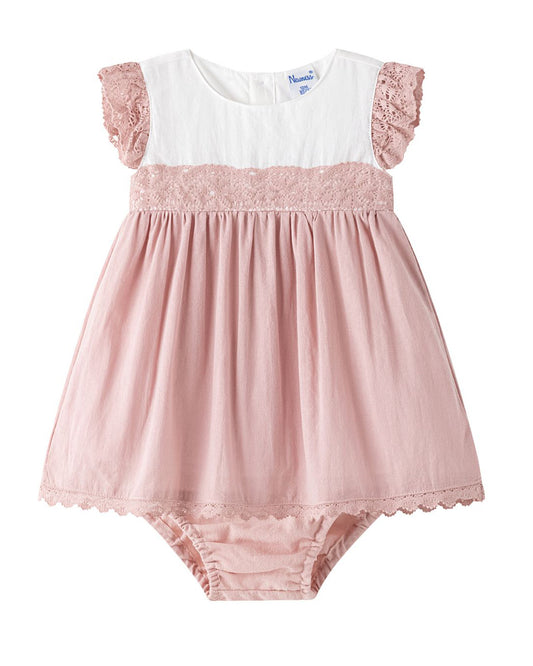 Vestido Bebé Niña Con Braguita Encaje Maquillaje