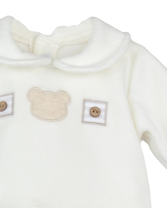 Conjunto Polaina C.Bebé Esla Crudo - Calamaro