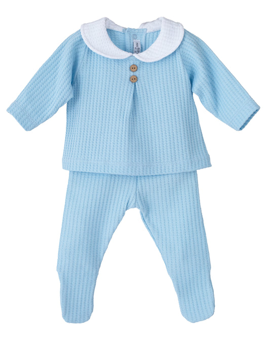 Conjunto Polaina Niño Aral Celeste - Calamaro