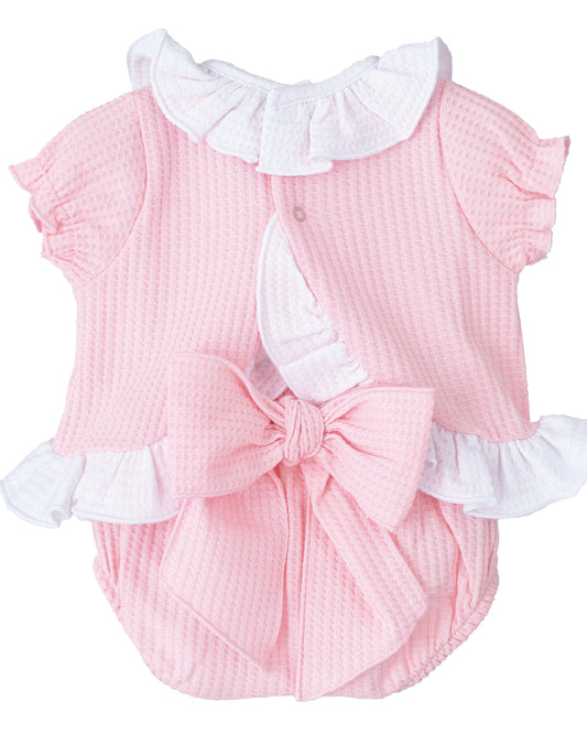 Conjunto Pololo Niña Aral Rosa - Calamaro