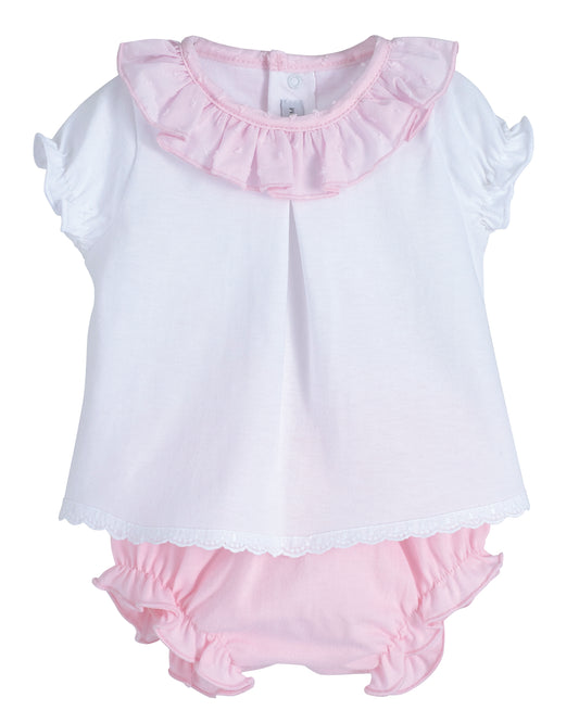Conjunto Pololo Niña Béring Rosa - Calamaro