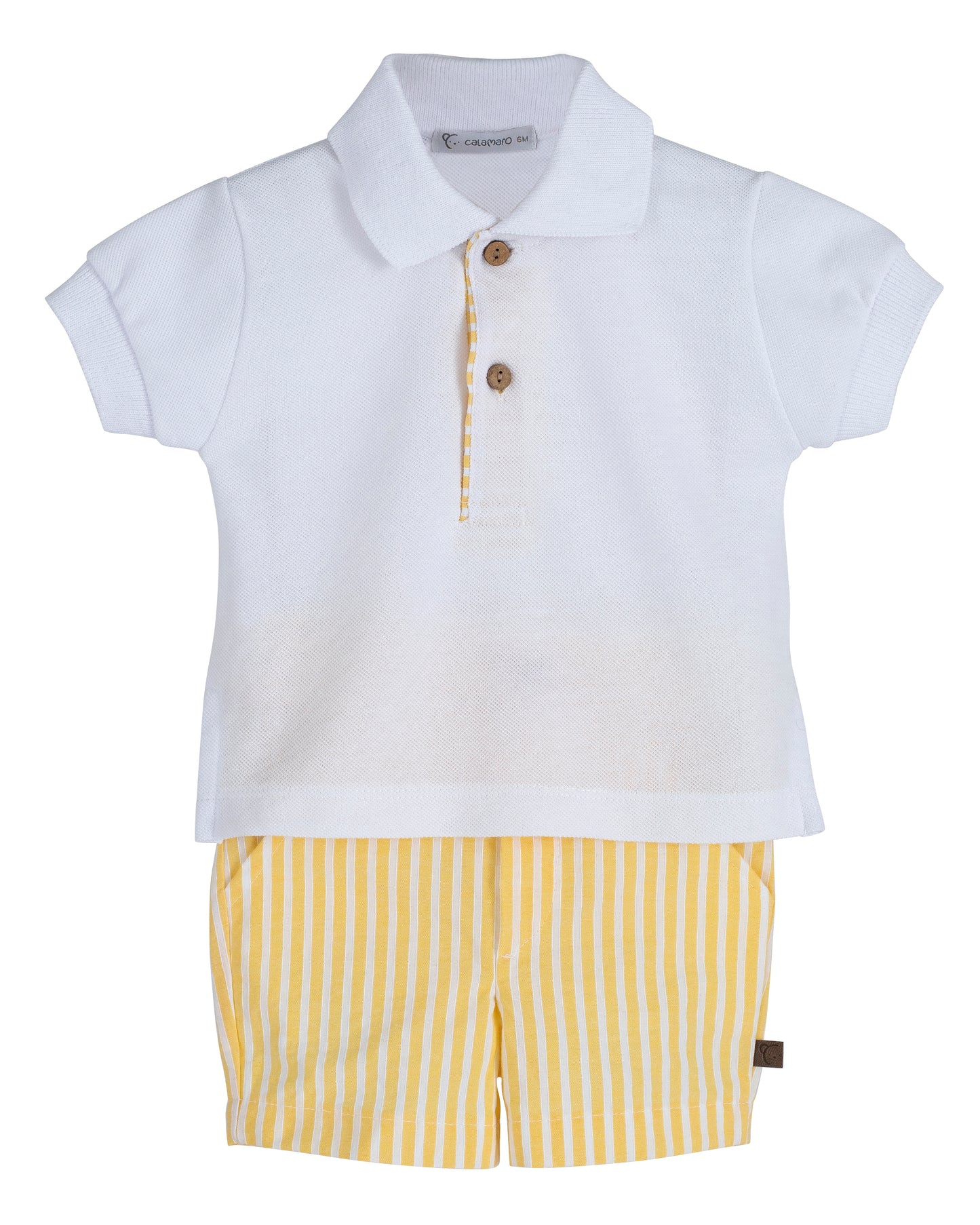 Conjunto Niño Pantalón y Polo Frisa - Calamaro
