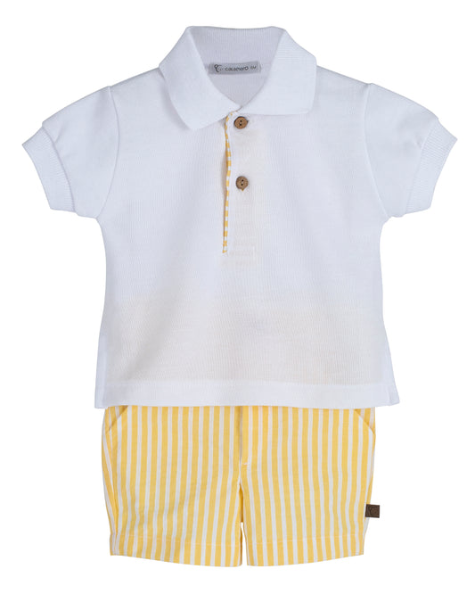 Conjunto Niño Pantalón y Polo Frisa - Calamaro