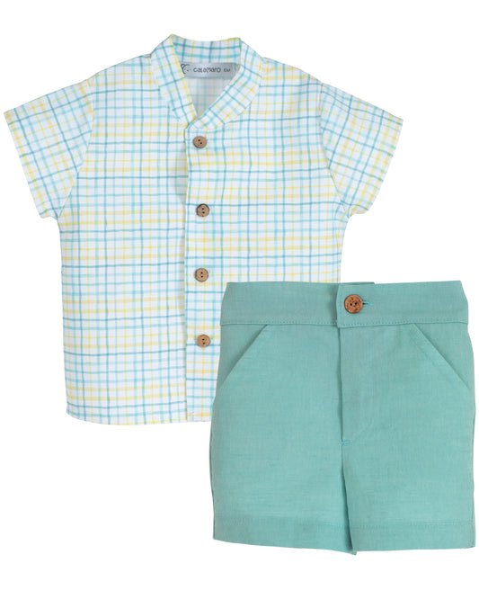 Conjunto Pantalón y Camisa Niño Kara - Calamaro