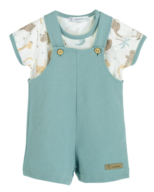 Conjunto Peto y Camiseta Java Animalitos - Calamaro