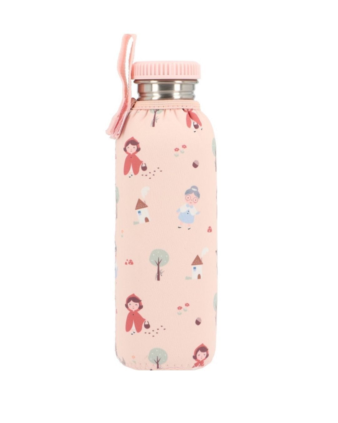 Botella Acero con Funda Little Red ❤ Caperucita Roja 750ml - Tutete