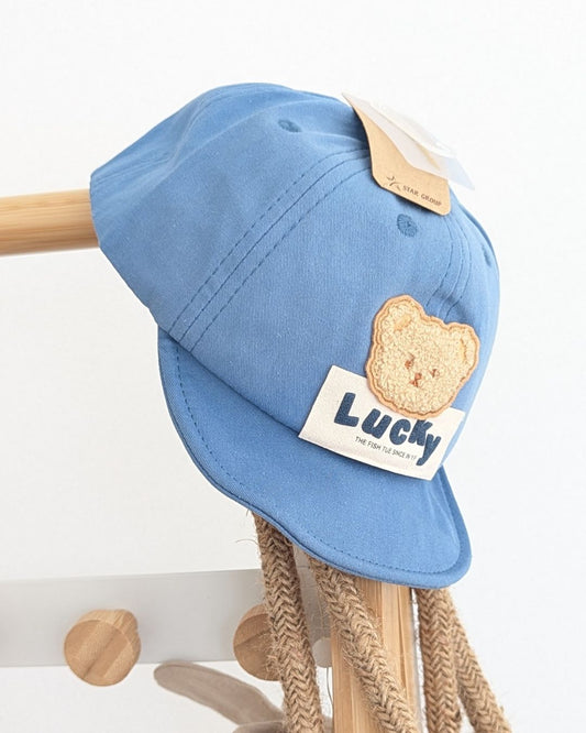 Gorra Bebé Oso Azul