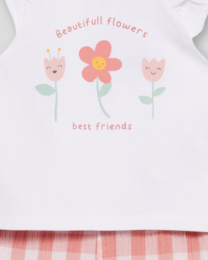 Conjunto Short Cuadro Vichy Picnic Party - Street Monkey