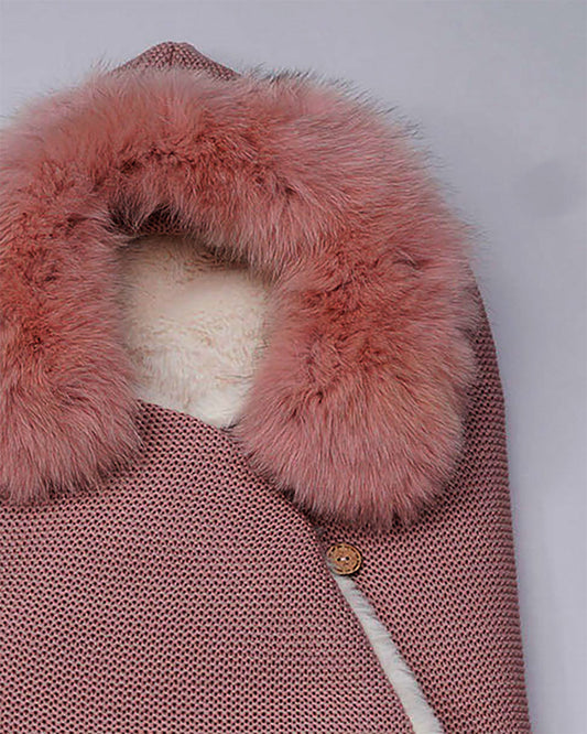 Saco Bebé Forro Polar Rosé Pelo