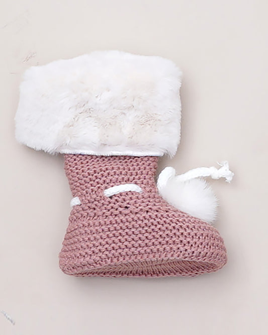 Botitas Forro Polar Rosé - Pangasa Baby