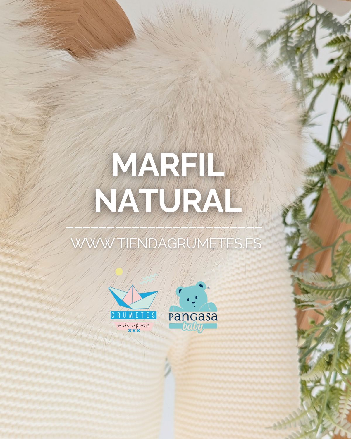 Trenka Luxury Pelo Marfil - Pangasa Baby