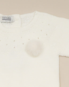 Primera Puesta Moceta Recto Marfil - Pangasa Baby