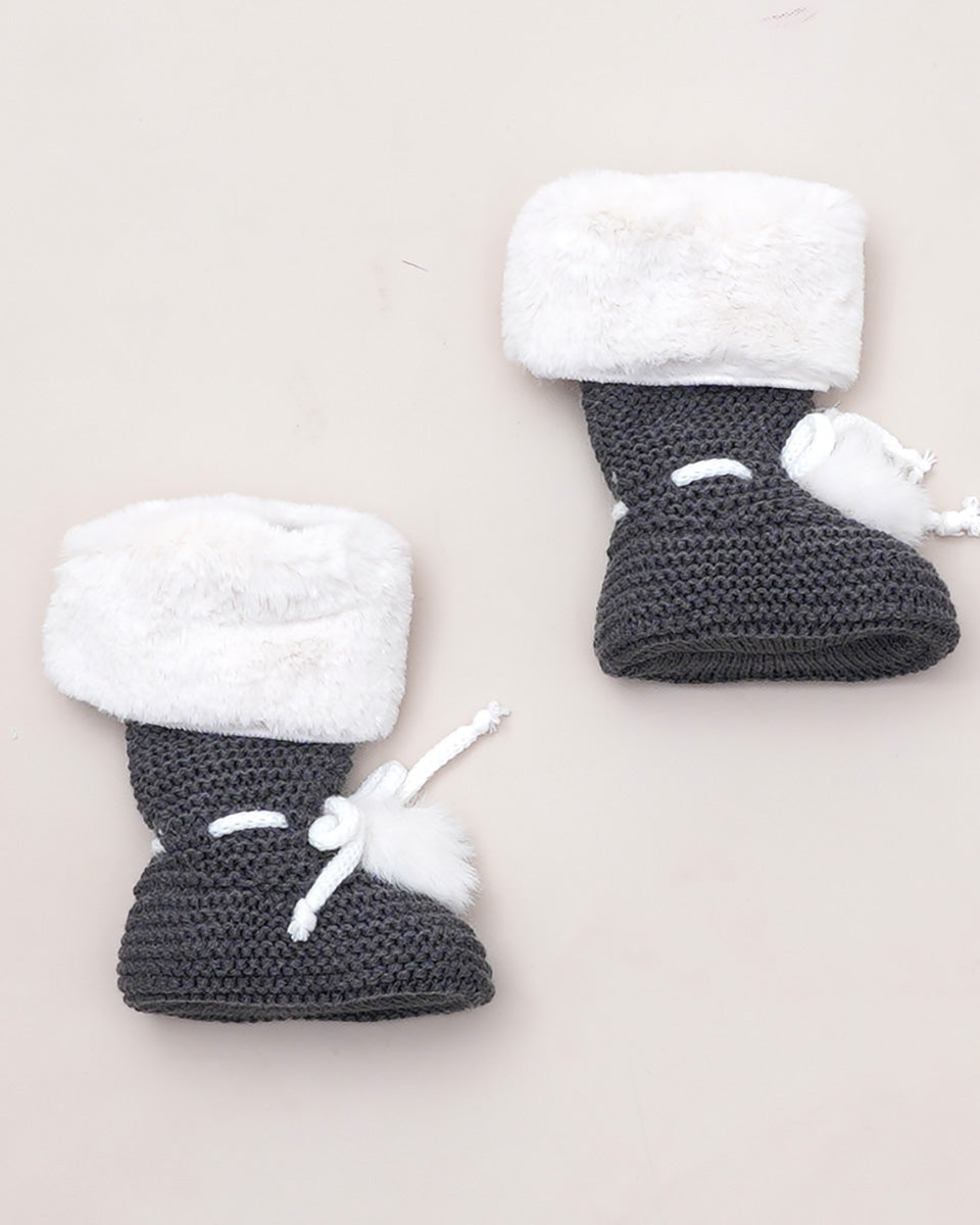 Botitas Forro Polar Gris Marengo Pangasa Baby – Tienda Grumetes
