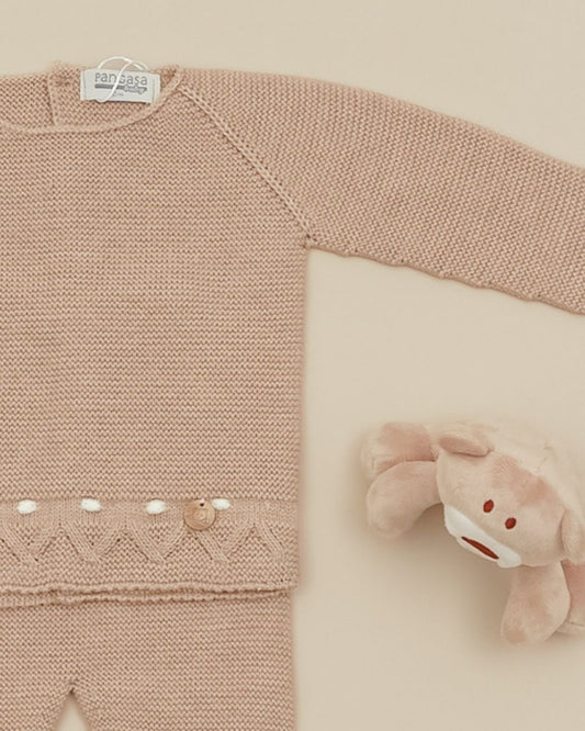 Primera Puesta Sin Cuello Arena - Pangasa Baby