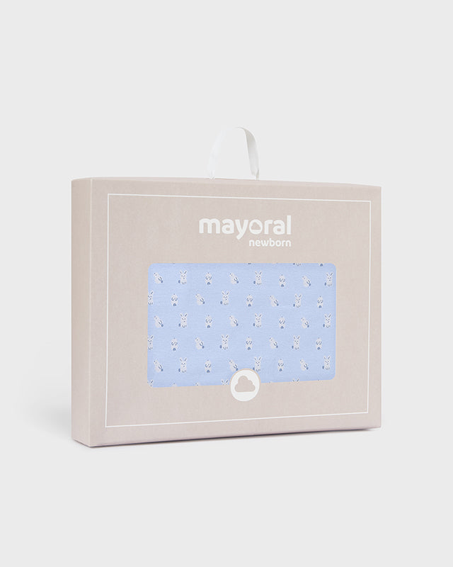 Manta Con Borrego Conejitos Cielo 9956 - Mayoral