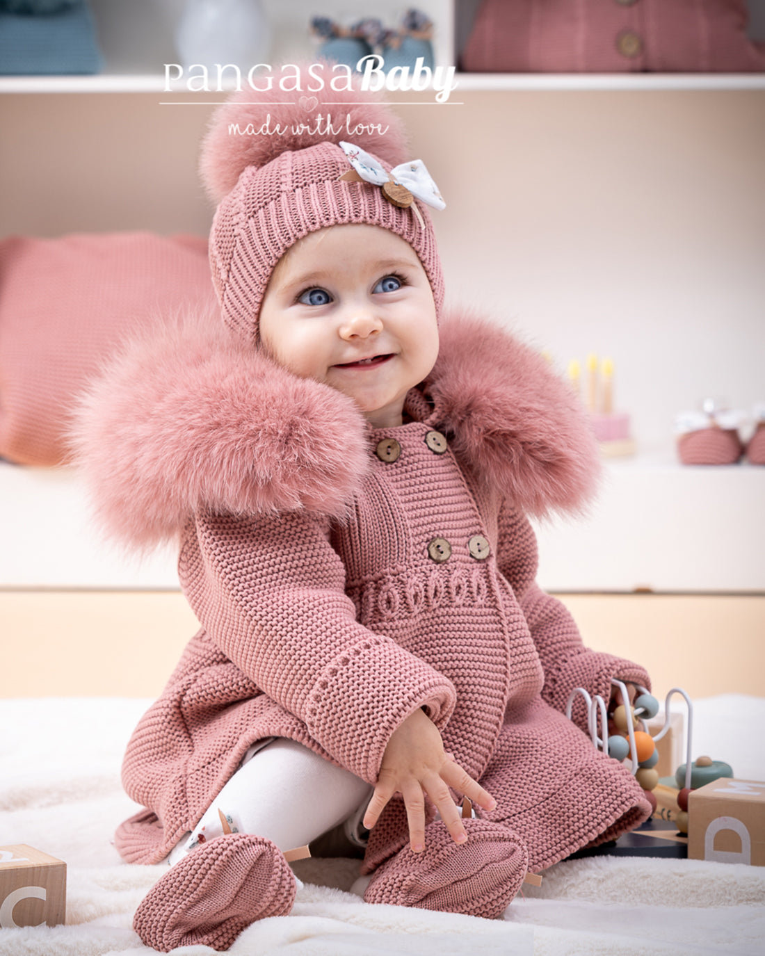 Trenka Ochos Pelo Rosé Pangasa Baby – Tienda Grumetes Moda Infantil