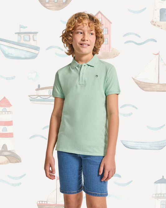 Polo Basico Verde Manzana - Street Monkey