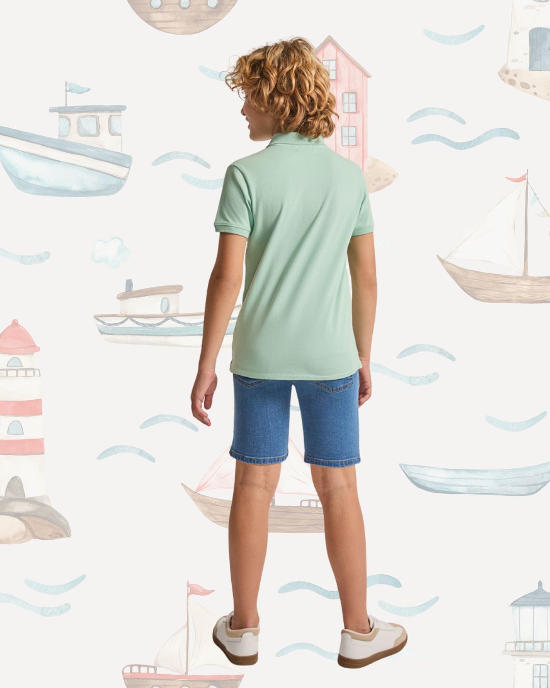 Polo Basico Verde Manzana - Street Monkey