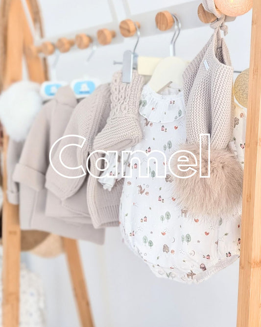 Trenka Comfy Punto Bobo Camel - Pangasa Baby