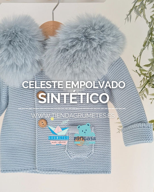 Trenka Luxury Pelo Celeste Empolvado - Pangasa Baby