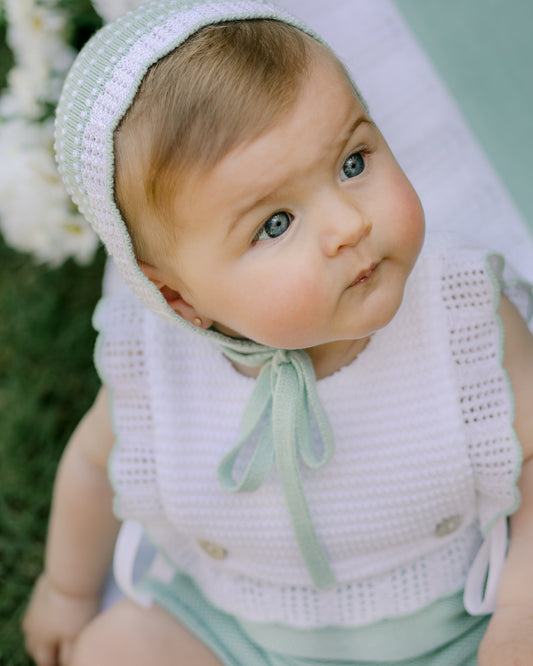 Ranita Punto Eido Verde Agua - Paz Rodriguez