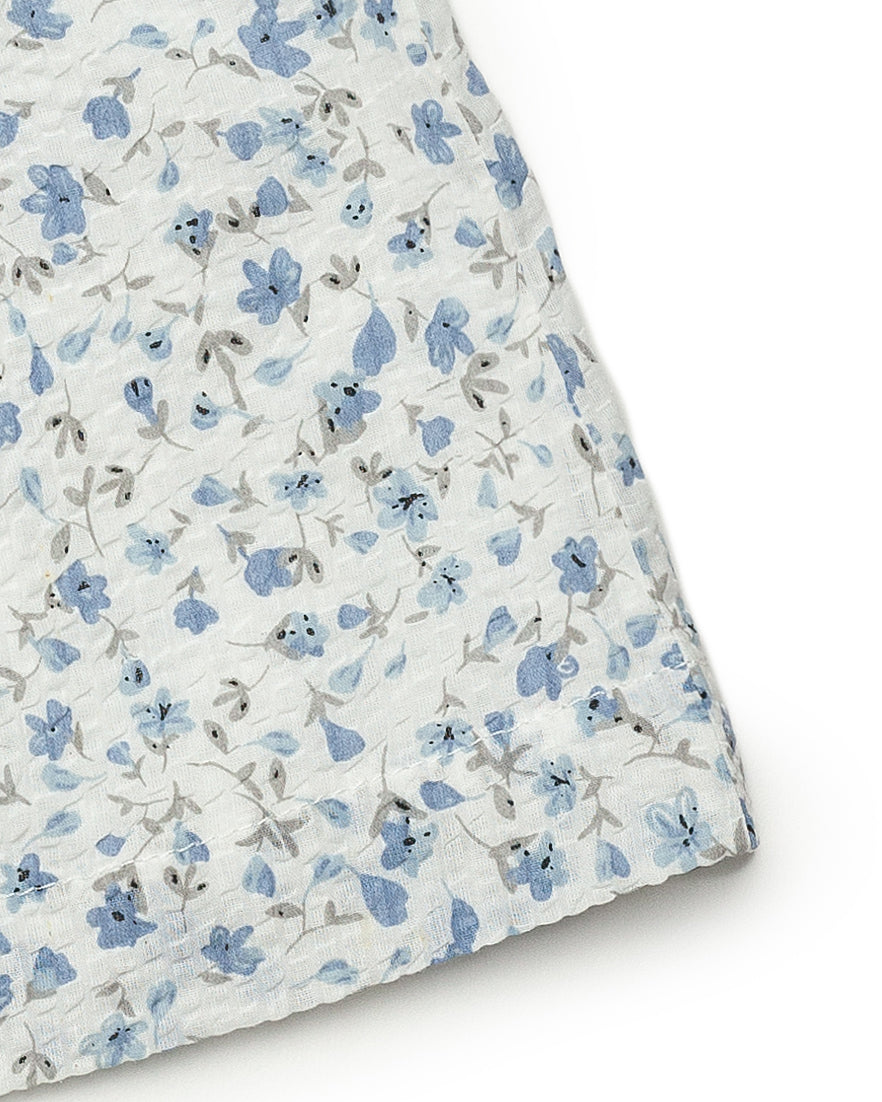 Conjunto Braga Florecitas Cielo - Juliana