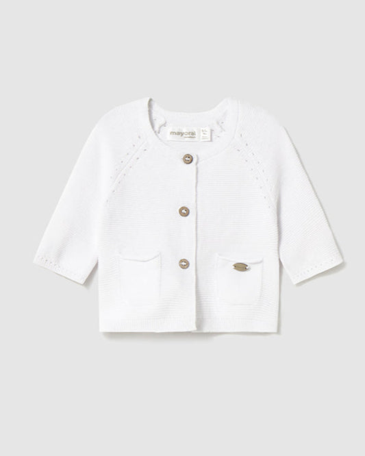 Rebeca Larga Tricot Blanca - Mayoral