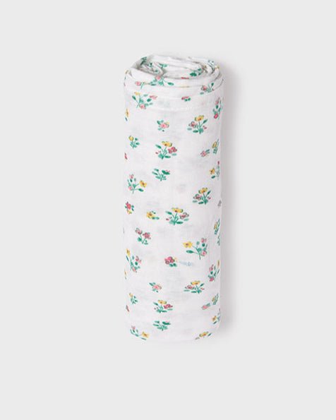 Gasa Bambu Grande Florecitas - Mayoral