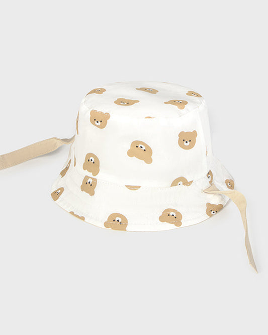 Gorro Reversible Osito Beige - Mayoral