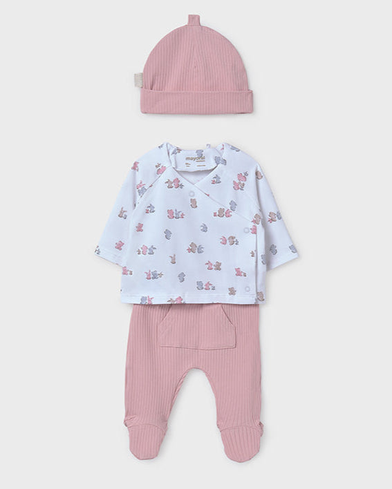 Set de Regalo Polaina Animalitos Rosa Baby Mayoral – Tienda