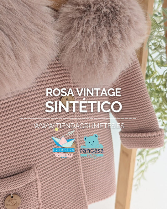 Trenka Luxury Pelo Rosa Vintage - Pangasa Baby