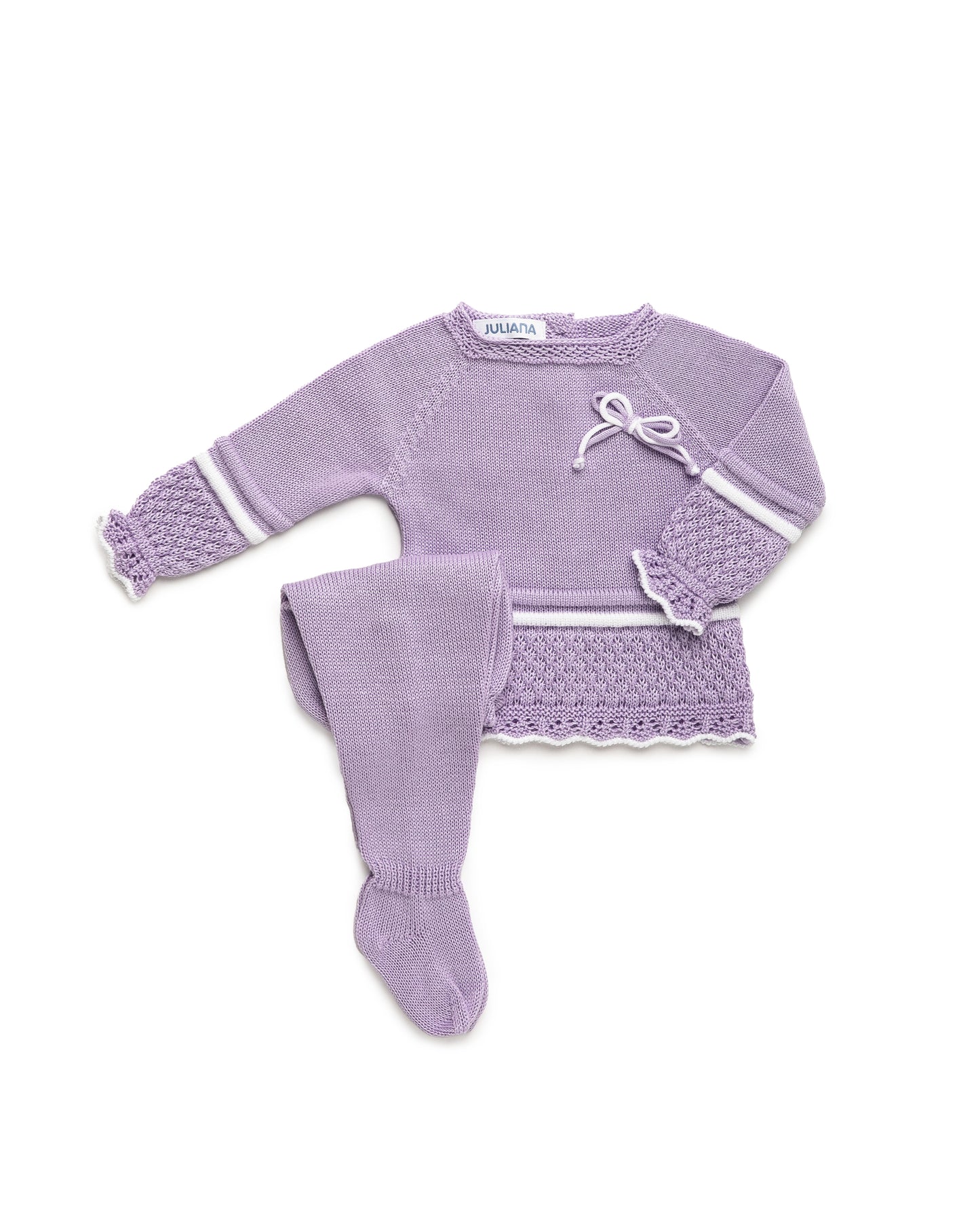 Conjunto Polaina Recogidas Lila - Juliana