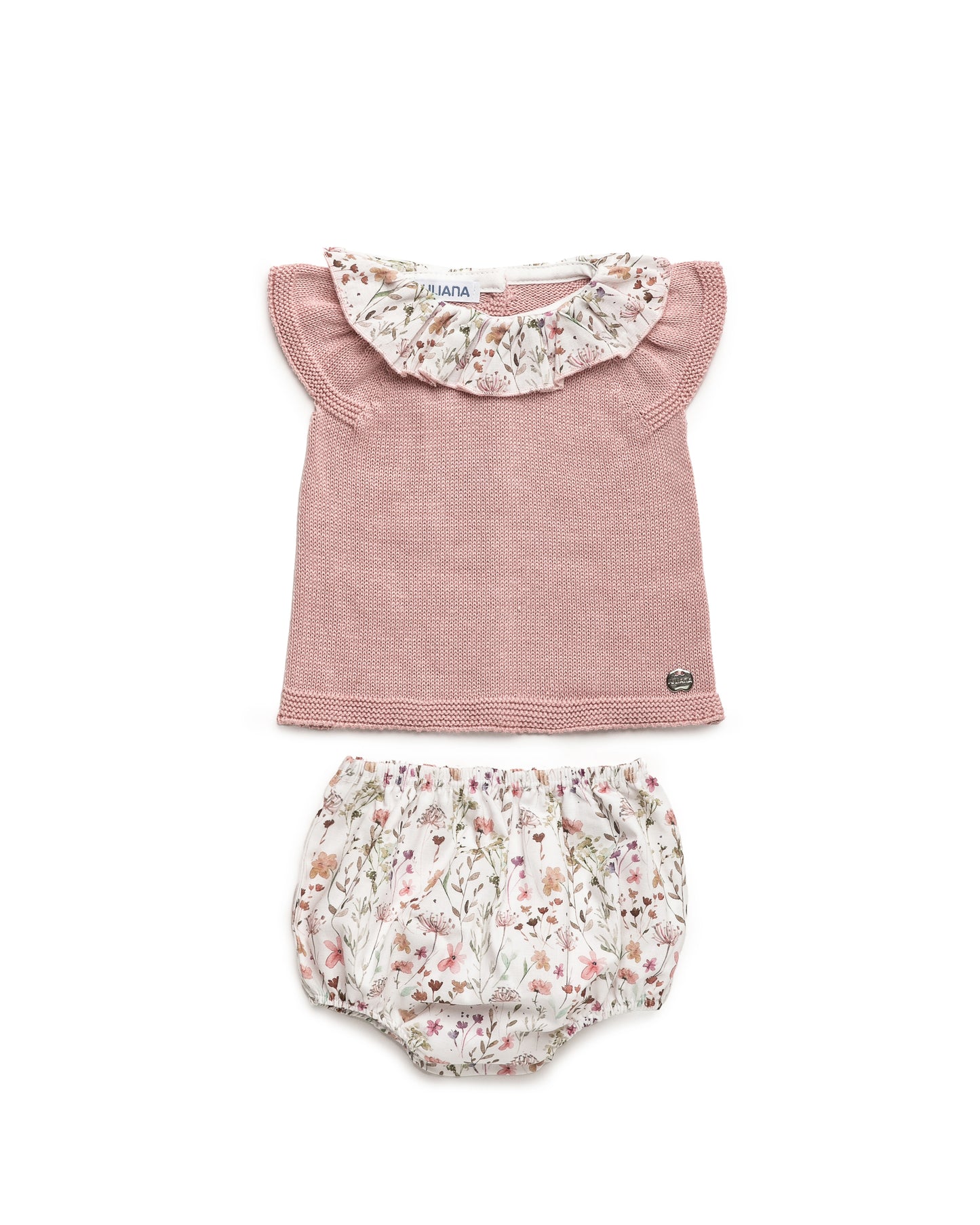 Conjunto Braguita Florecitas Maquillaje- Colección Siroco Juliana