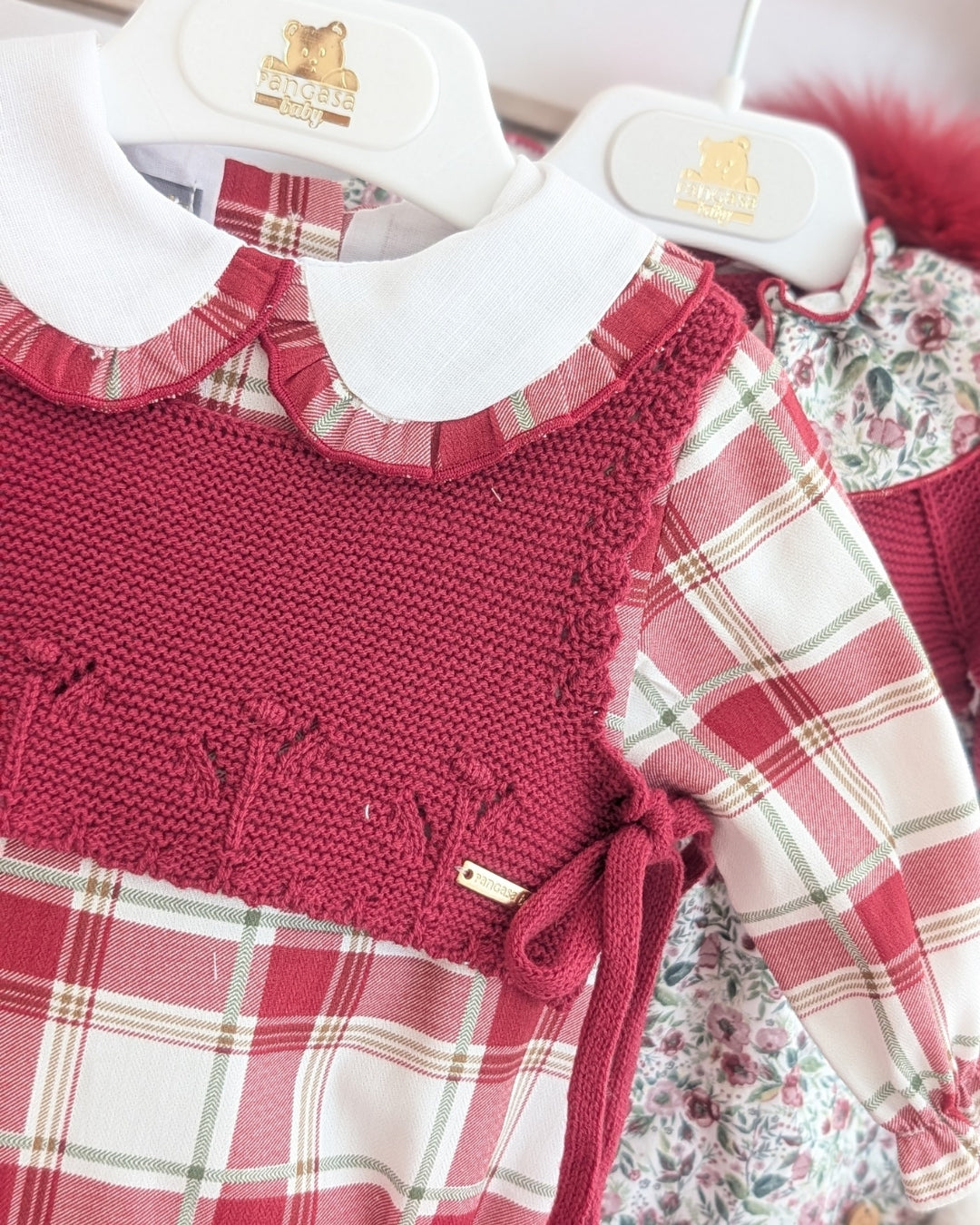Pelele Tela Cherry Granate - Cherry Collection Pangasa Baby