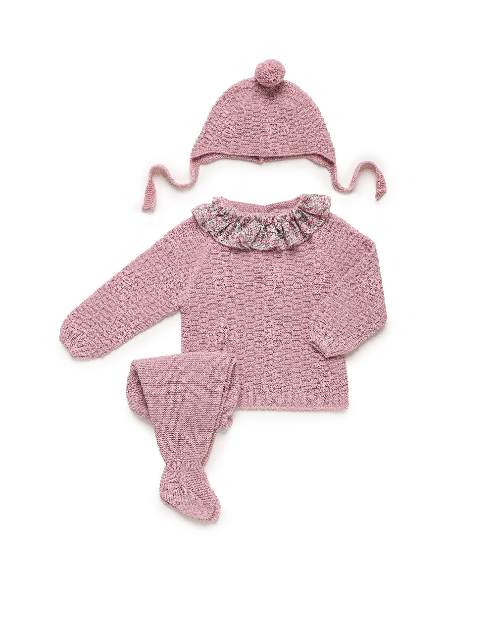 Conjunto Polaina Cuello Flores Maquillaje - Colección Danza de Juliana