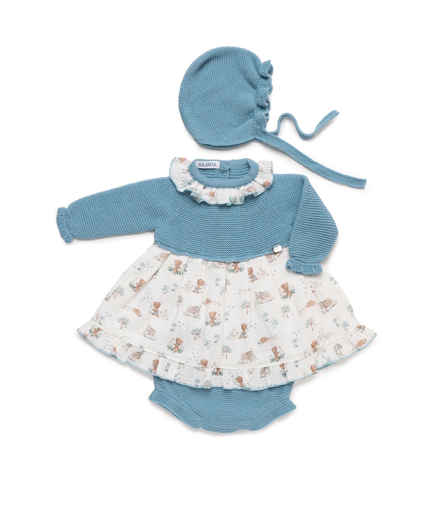 Jesusito Animalitos Azul Nube - Colección Trazos de Juliana