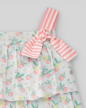 Vestido niña Volantes Macedonia - Paz Rodriguez