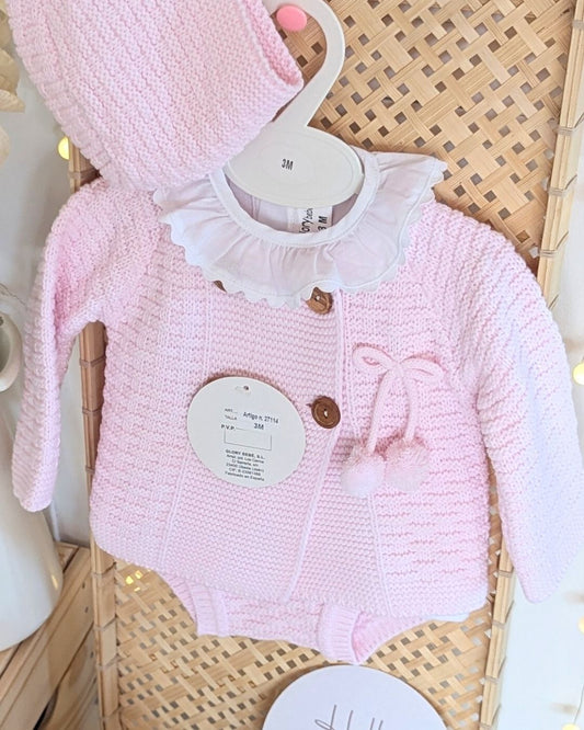 Conjunto Punto 4P Genoveses Rosa Bebé 27114