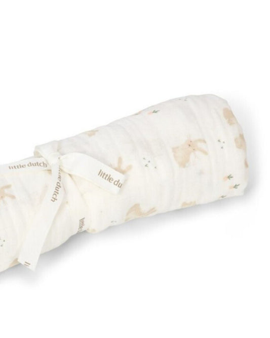 Muselina 120x120 Baby Bunny - Little Dutch