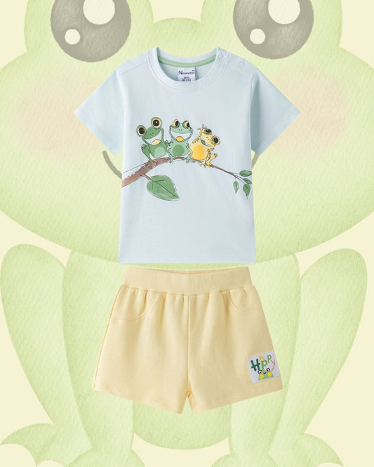 Conjunto Bebé Niño Frogs Splash