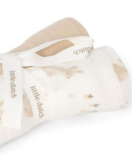 Pack 2 Muselinas 70x70 Baby Bunny - Little Dutch