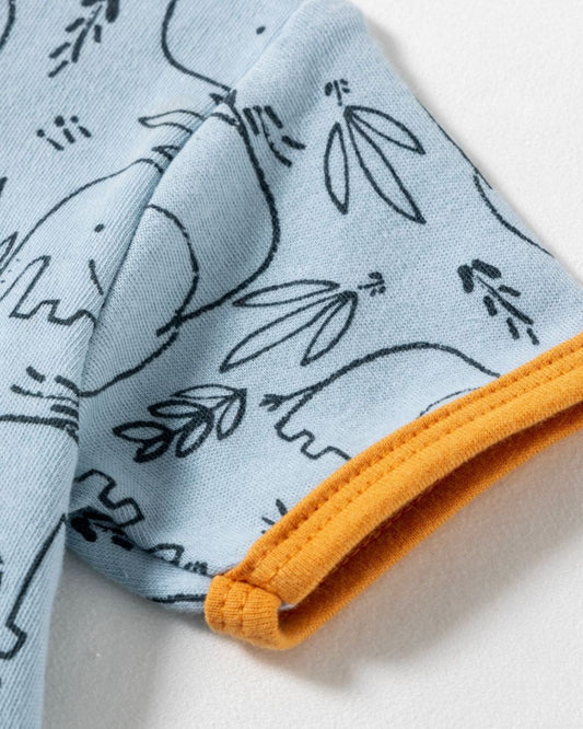 Pijama Elefantes Celeste