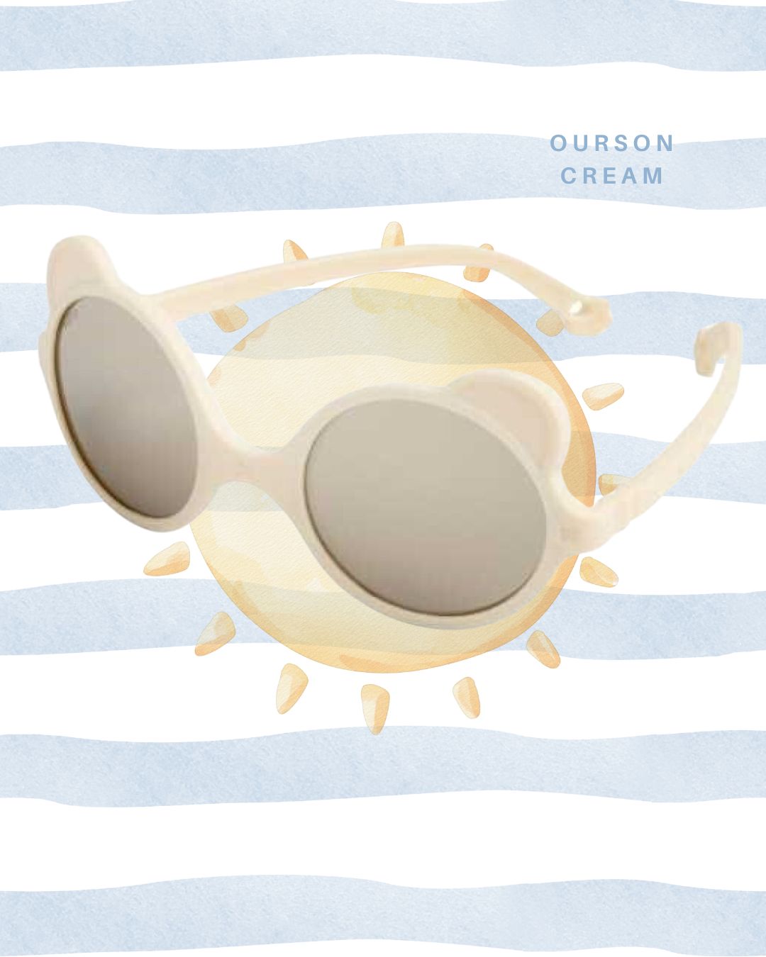 Gafas de Sol Ourson Cream - Kietla