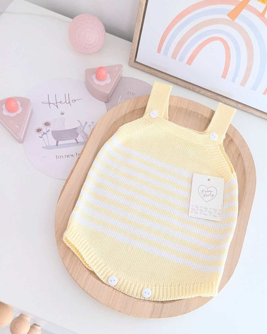 Peto Bebé Rayas Amarillo - Primbaby