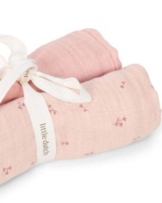Pack 2 Muselinas 70x70 Puro Blossom - Little Dutch