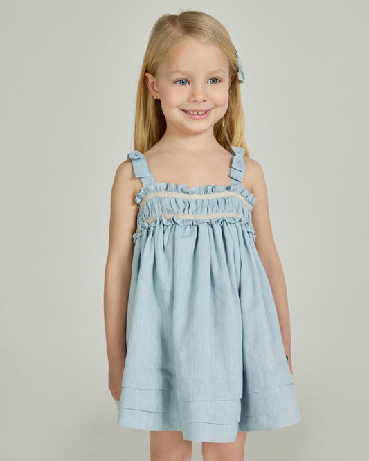 Vestido Infantil Lino Capri - Martin Aranda