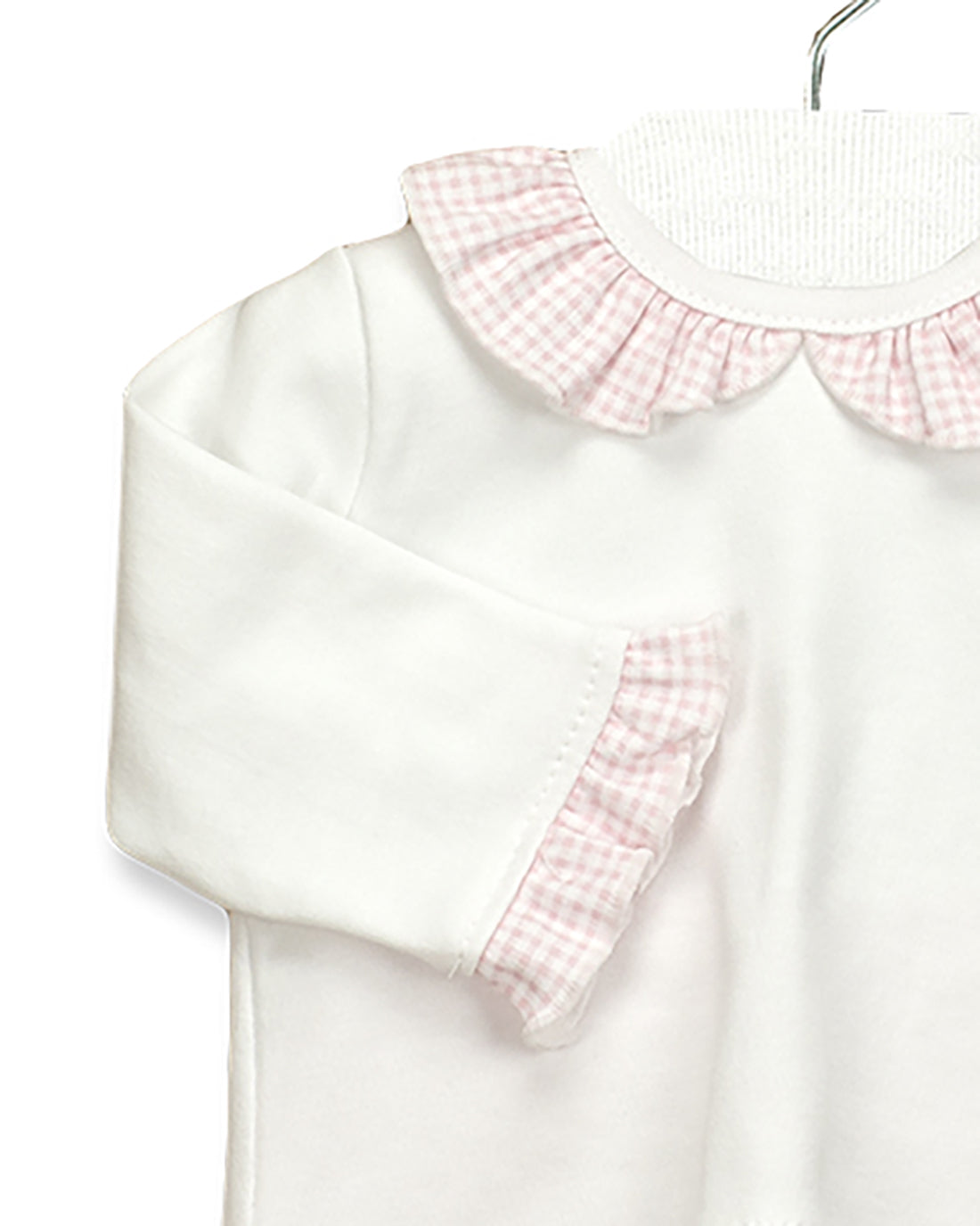 Conjunto Polaina Cuello Volante Smiling Rosa - Babidu