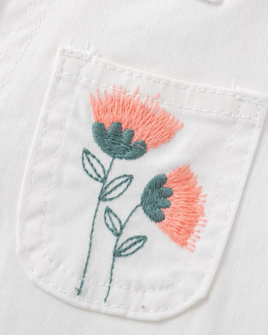 Pantalon Largo Vaquero Blanco