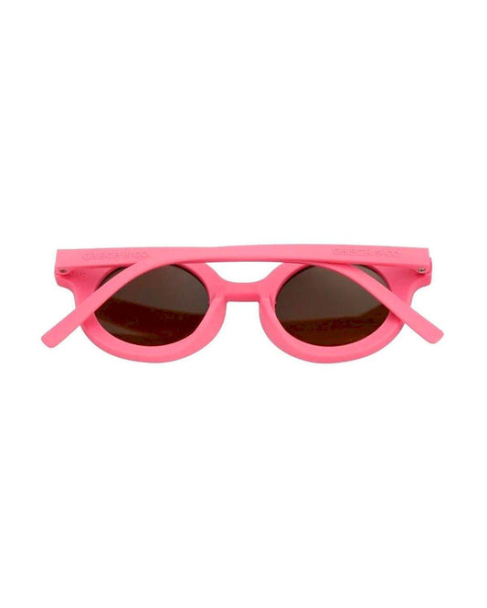 Gafas de Sol Flexibles Polarizadas New Round Bubble Gum (Rosa) - Grech&Co